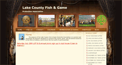 Desktop Screenshot of lakecountyfishandgame.org